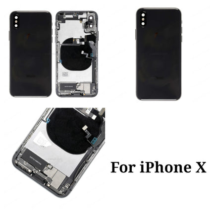 Replacement Back Cover Compatible with iPhone X XS Max Series Battery Rear Housing Frame Assembly with Small Parts High Quality