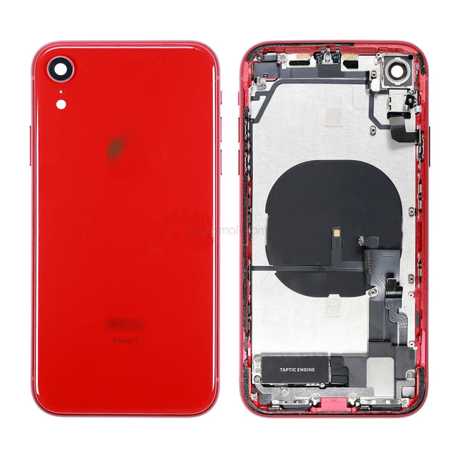 Replacement Rear Housing Compatible with iPhone XR Series Battery Back Cover Frame Assembly with Small Parts High Quality