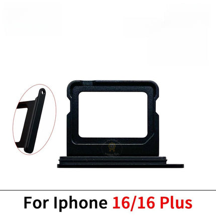 Replacement Sim Card Tray Compatible with iPhone 16 Plus Pro Max Series Double Sim Card Tray Holder