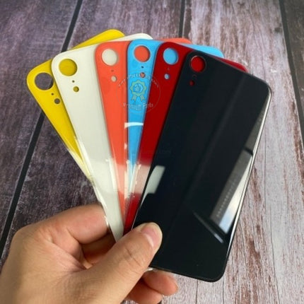 Replacement Rear Housing Glass Compatible with iPhone XR Series Back Cover Glass with Bigger Camera Hole
