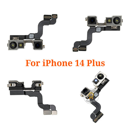 Replacement Small Flash Camera Compatible with iPhone 14 Plus Pro Max Series Front Camera Module Sensor Flex Cable