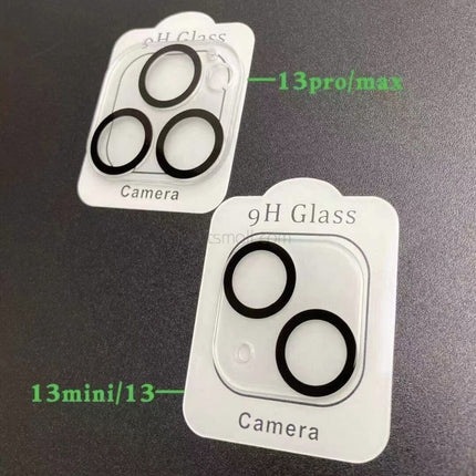 Replacement Lens Screen Protector Compatible with iPhone 13 Mini Pro Max Series 9H Camera Lens Tempered Glass Protective Film HD Clear