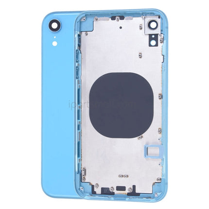 Replacement Rear Housing Compatible with iPhone XR Series Battery Cover Back Housing Middle Frame Assembly High Quality