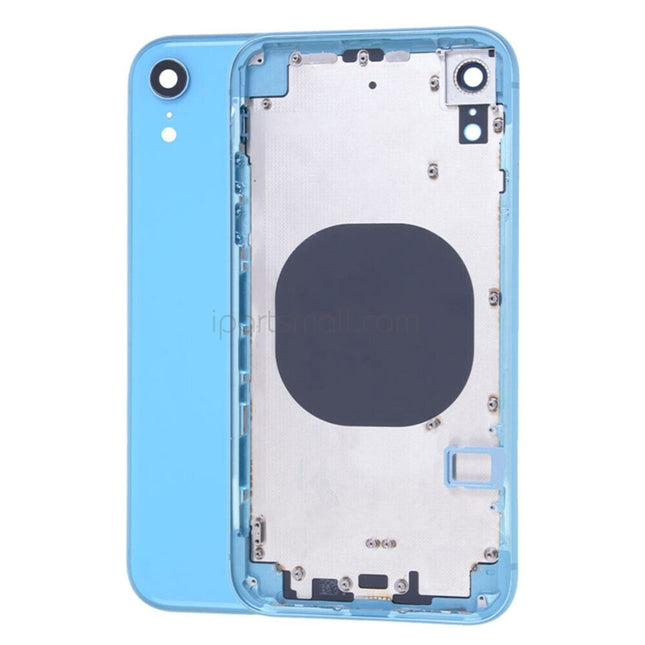Replacement Rear Housing Compatible with iPhone XR Series Battery Cover Back Housing Middle Frame Assembly High Quality