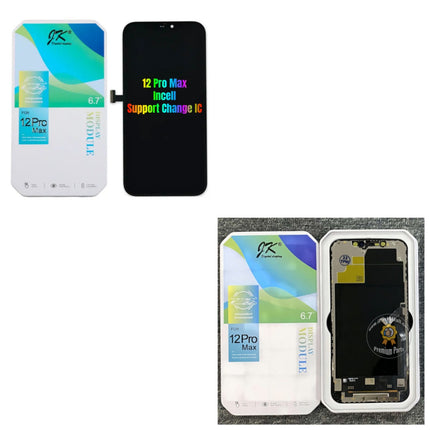 Replacement Display Compatible with iPhone 12 Mini Pro Max Series LCD Touch Screen Assembly JK INCELL Support Change IC