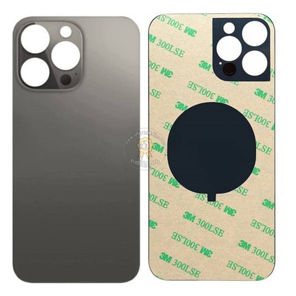 Replacement Battery Cover Compatible with iPhone 15 Plus Pro Max Series Back Glass with Bigger Camera Hole