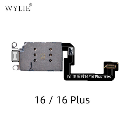 Replacement ESIM Convert Compatible with iPhone 16 Plus Series SIM Dual Conversion Singl Dual Card Slot Assembly
