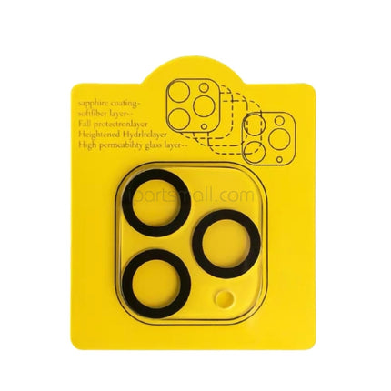 Verre trempé pour objectif de caméra arrière de remplacement, compatible avec les séries iPhone 13 Mini Pro Max, protection d'objectif de caméra 3D en verre trempé haute transparence