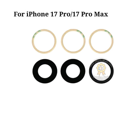 Replacement Rear Camera Lens Compatible with iPhone 17 Pro Max Air e Series Back Camera Lens Glass Cover Original (Glass Only)