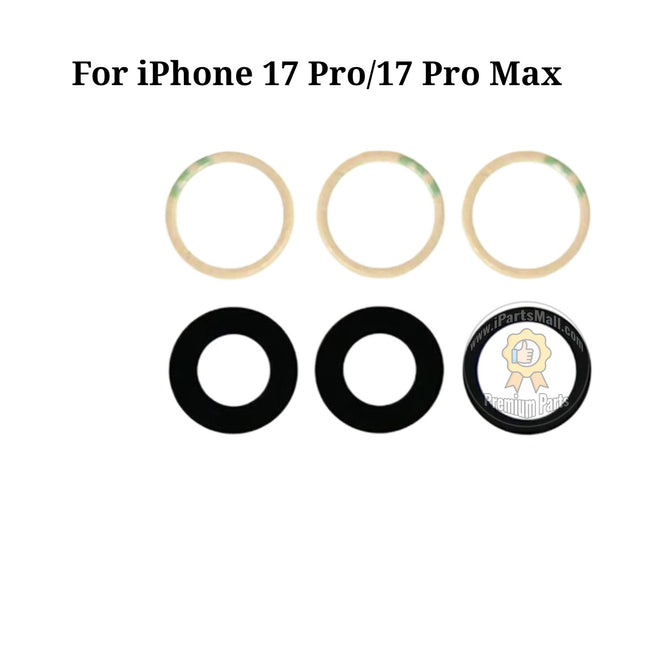 Replacement Rear Camera Lens Compatible with iPhone 17 Pro Max Air e Series Back Camera Lens Glass Cover Original (Glass Only)