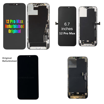 Replacement Display Compatible with iPhone 12 Mini Pro Max Series LCD Touch Screen Assembly Original Refurbished