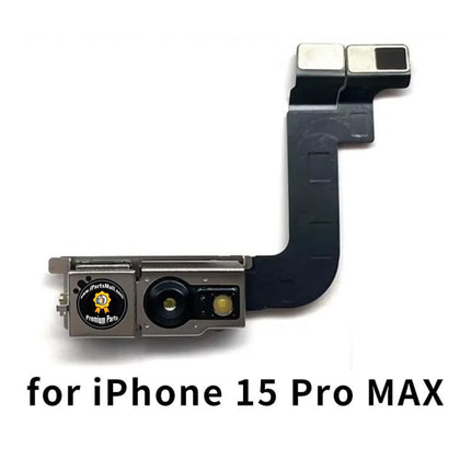 Replacement Small Flash Camera Compatible with iPhone 15 Plus Pro Max Series Front Camera Module Sensor Flex Cable