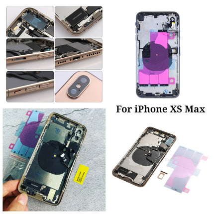 Replacement Back Cover Compatible with iPhone X XS Max Series Battery Rear Housing Frame Assembly with Small Parts High Quality