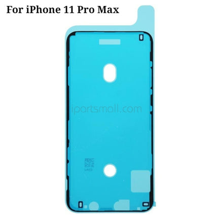Replacement Front Cover Seal Sticker Compatible with iPhone 11 Pro Max Series Front Housing Screen Frame Adhesive Sticker Original 100PCS/Pack