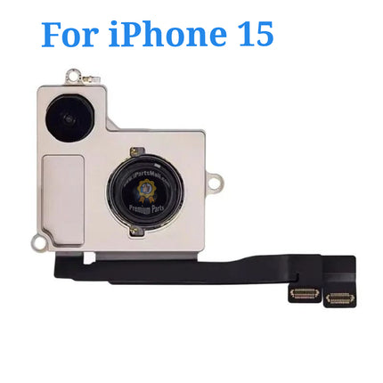 Replacement Big Camera Compatible with iPhone 15 Plus Pro Max Series Rear Back Main Camera Module Flex Cable