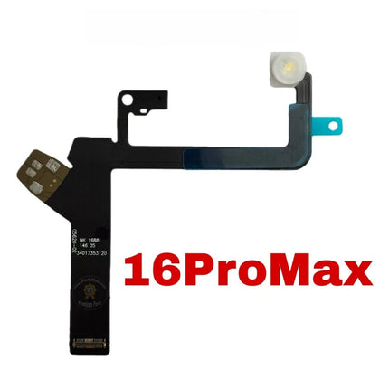 Replacement Flashlight Compatible with iPhone 16 Plus Pro Max Series Flash Flex Cable