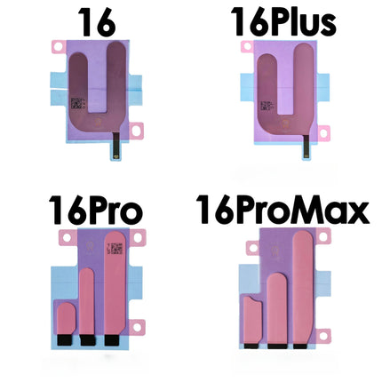 Replacement Glue Tape Compatible with iPhone16 Plus Pro Max Series Battery Adhesive Sticker 20/PCS