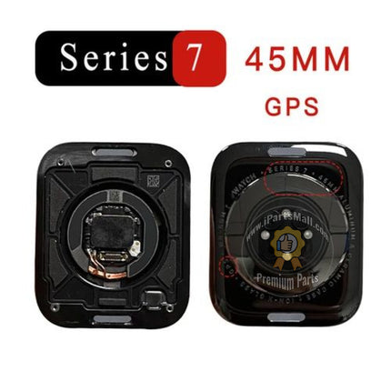 Replacement Glass Back Cover Compatible with Apple Watch Series 7 41/45mm GPS/LTE Back Glass Battery Cover Door Case Plate Heart Rate Sensor