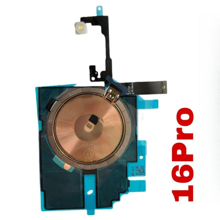 Replacement Wireless Charging Flex Cable Compatible with iPhone 16 Plus Pro Max Series Wireless NFC Charging Flex Cable