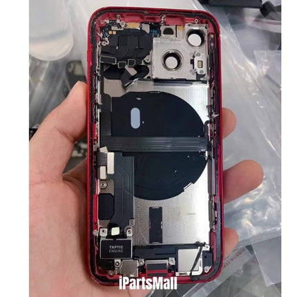 Replacement Rear Cover Compatible with iPhone 13 Mini Pro Max Series Back Cover Battery Housing Frame Assembly with Small Parts Original Pulled