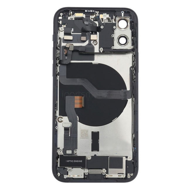 Replacement Rear Cover Compatible with iPhone 12 Mini Pro Max Series Back Battery Housing Frame Assembly with Small Parts Original Pulled