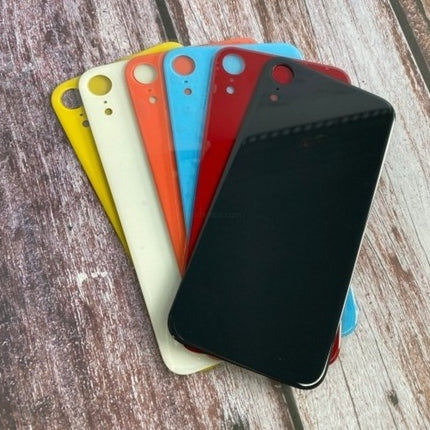 Replacement Rear Housing Glass Compatible with iPhone XR Series Back Cover Glass with Bigger Camera Hole