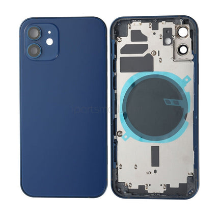 Replacement Back Housing Compatible with iPhone 12 Mini Pro Max Series Battery Cover Rear Cover Middle Frame Assembly