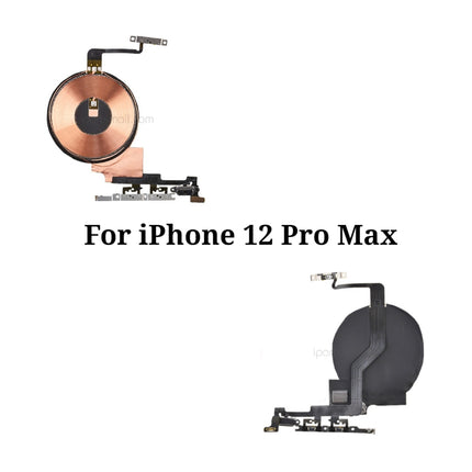 Replacement NFC Wireless Chip Antenna Compatible with iPhone 12 Mini Pro Max Series Wireless NFC Charging Chip with Power Volume Flex