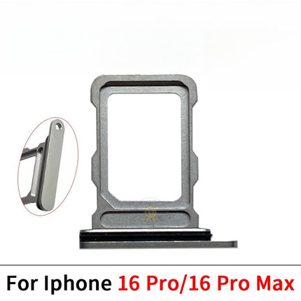 Replacement Sim Card Tray Compatible with iPhone 16 Plus Pro Max Series Double Sim Card Tray Holder
