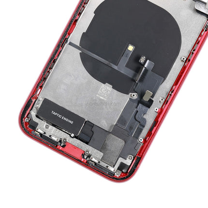 Replacement Rear Housing Compatible with iPhone XR Series Battery Back Cover Frame Assembly with Small Parts High Quality