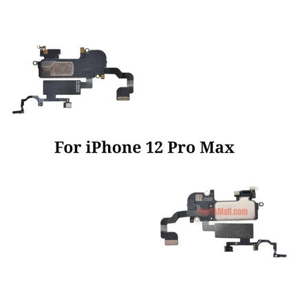 Replacement Earpiece Compatible with iPhone 12 Mini Pro Max Series Ear speaker with Sensor Flex Cable