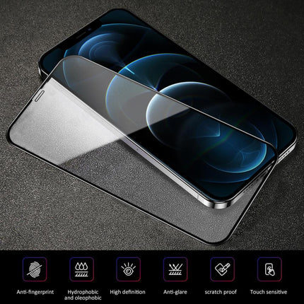 Replacement 9D Full Cover Protective Glass Compatible with iPhone 14 Plus Pro Max Series Tempered Film Protector Glass
