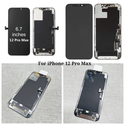 Replacement Display Compatible with iPhone 12 Mini Pro Max Series LCD Touch Screen Assembly Original Pulled Teardown