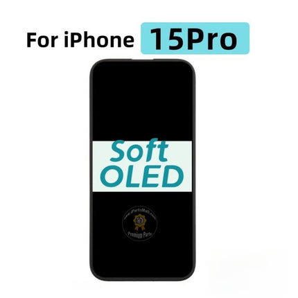 Replacement Display Compatible with iPhone 15 Plus Pro Max Series LCD Touch Screen Display Assembly Soft OLED