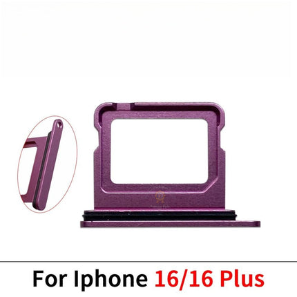 Replacement Sim Card Tray Compatible with iPhone 16 Plus Pro Max Series Double Sim Card Tray Holder