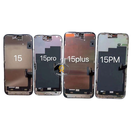 Replacement Display Compatible with iPhone 15 Plus Pro Max Series LCD Screen Assembly Soft OLED Support Change IC