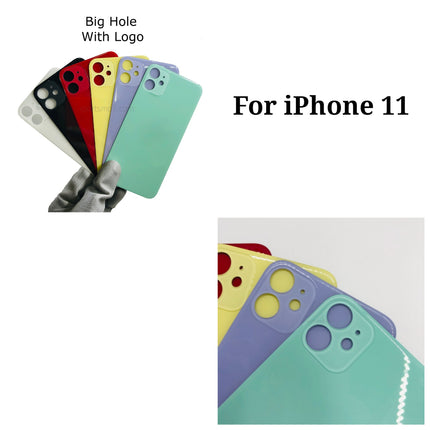 Replacement Rear Housing Compatible with iPhone 11 Pro Max Series Back Cover Glass with Bigger Camera Hole
