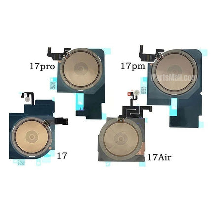 Replacement NFC Wireless Compatible with iPhone 17 Pro Max Air e Series NFC Wireless Charging Coil With Flashlight Flex Cable