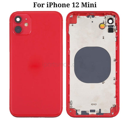 Replacement Back Housing Compatible with iPhone 12 Mini Pro Max Series Battery Cover Rear Cover Middle Frame Assembly