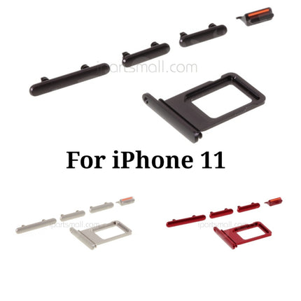 Replacement Side Button Compatible with iPhone 11 Pro Max Series Side Button Set with SIM Card Tray Original