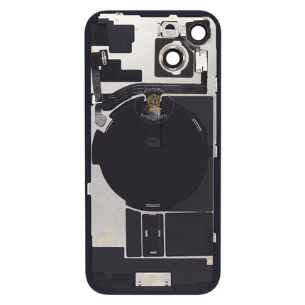 Replacement Battery Cover Compatible with iPhone 15 Plus Pro Max Series Full Back Glass with Flex Cable