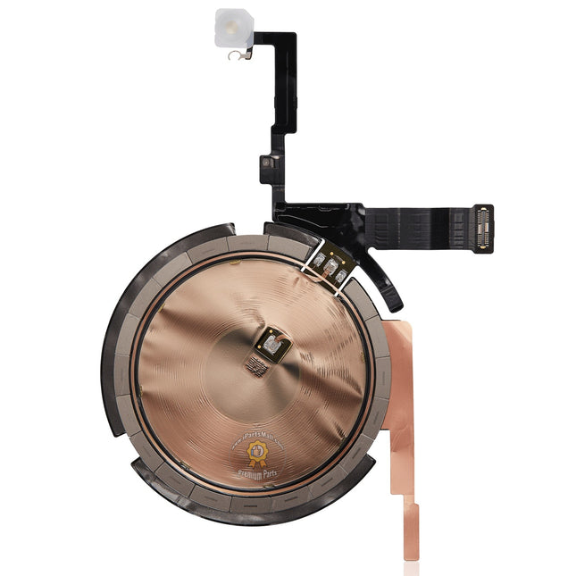 Replacement NFC Wireless Compatible with iPhone 15 Plus Pro Max Series NFC Wireless Charging Coil Sticker with Flashlight Flex Cable