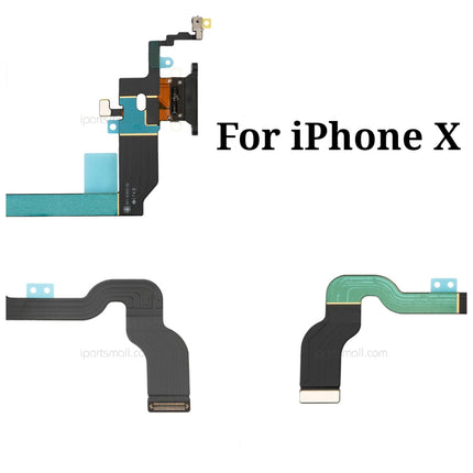 Replacement Dock Flex Cable Compatible with iPhone X XS Max Series USB Charging Port Original