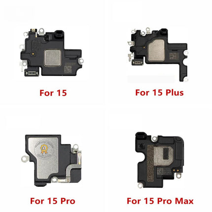 Replacement Front Ear Compatible with iPhone 15 Plus Pro Max Series Earpiece Speaker Flex Cable