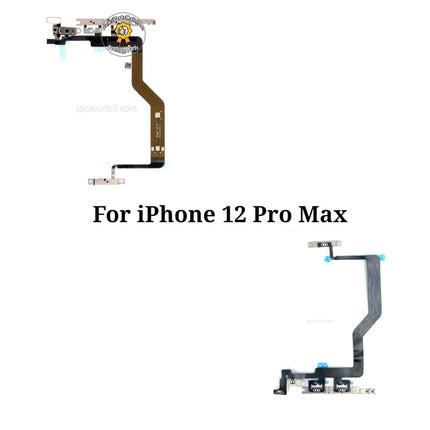 Replacement Side Button Compatible with iPhone 12 Mini 12 Pro Max Series Power Button Flex Cable