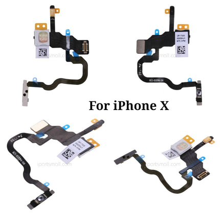 Replacement Side Button Compatible with iPhone X XS Max Series Power Button Switch Flex Cable Original