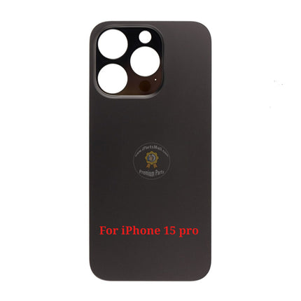 Replacement Battery Cover Compatible with iPhone 15 Plus Pro Max Series Back Glass with Bigger Camera Hole