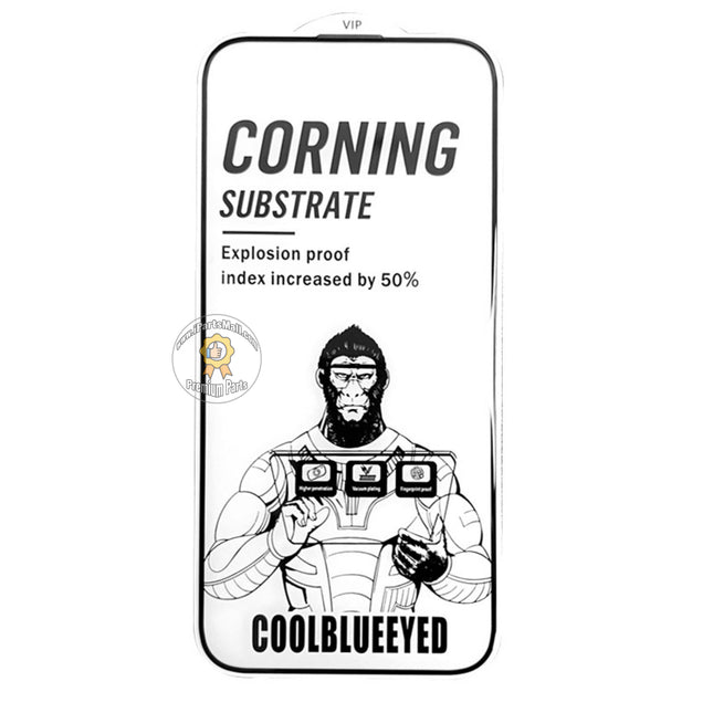 Replacement Full Coverage Anti-Fingerprint Compatible with iPhone 15 Plus Pro Max Series Corning Tempered Glass High Clear Full Cover Protective