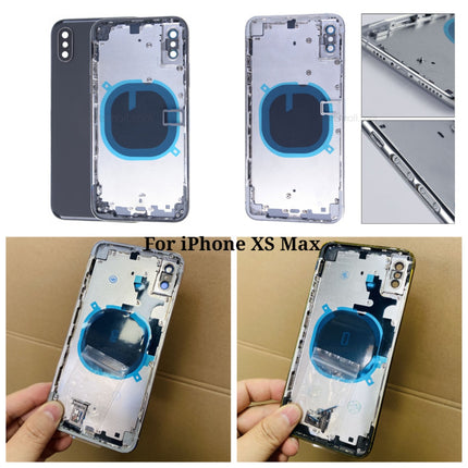 Replacement Battery Cover Compatible with iPhone X XS Max Series Raer Back Housing Middle Frame Assembly