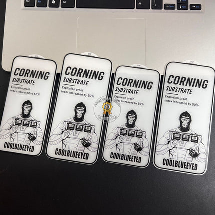 Replacement Full Coverage Anti-Fingerprint Compatible with iPhone 15 Plus Pro Max Series Corning Tempered Glass High Clear Full Cover Protective